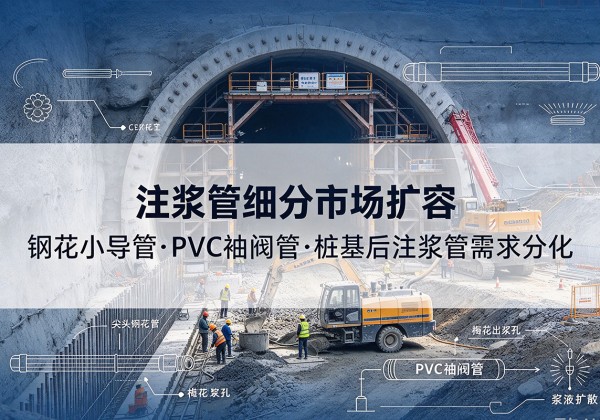 陕西注浆管细分市场扩容，隧道钢花小导管、PVC 袖阀管、桩基后注浆管需求分化